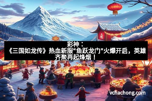彩神：《三国如龙传》热血新服“鱼跃龙门”火爆开启，英雄齐聚再起烽烟！