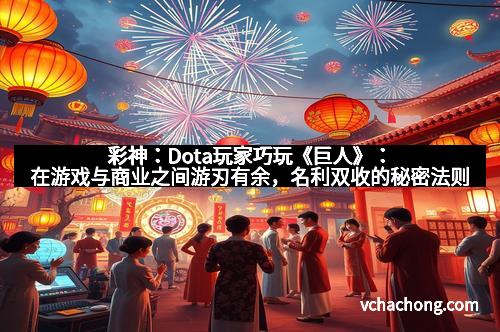 彩神：Dota玩家巧玩《巨人》：在游戏与商业之间游刃有余，名利双收的秘密法则